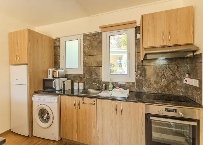 Daire Danaos Seaside 002 With Pool In Tourist Area *